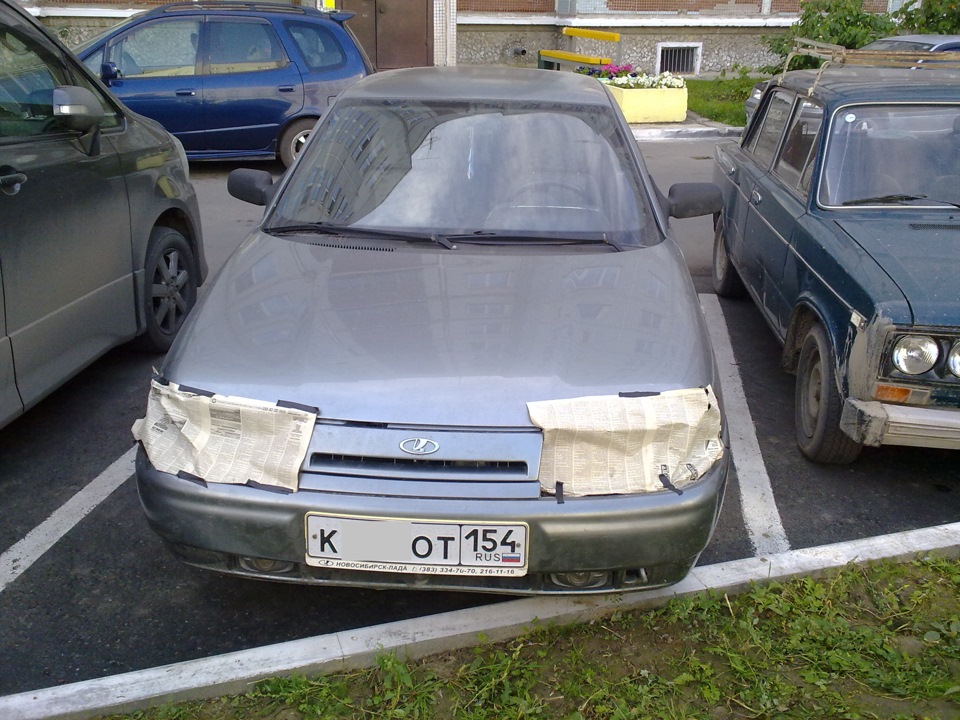 Доработка фар Киржач + ангельские глазки — Lada 21124, 1,6 л, 2006 года ...