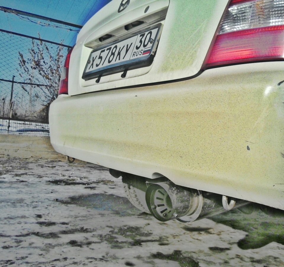 Прямоток — Mazda Familia (BJ), 1,5 л, 2000 года | тюнинг | DRIVE2