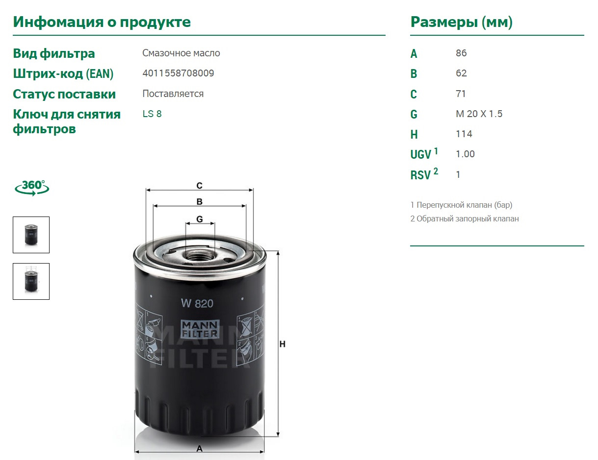 Масляный фильтр сборка. W820 Mann масляный фильтр. Масляный фильтр с клапаном Манн для ВАЗ. Масляный фильтр с резьбой 24х1.5. Масляный фильтр размер резьбы для 129 ДВС.