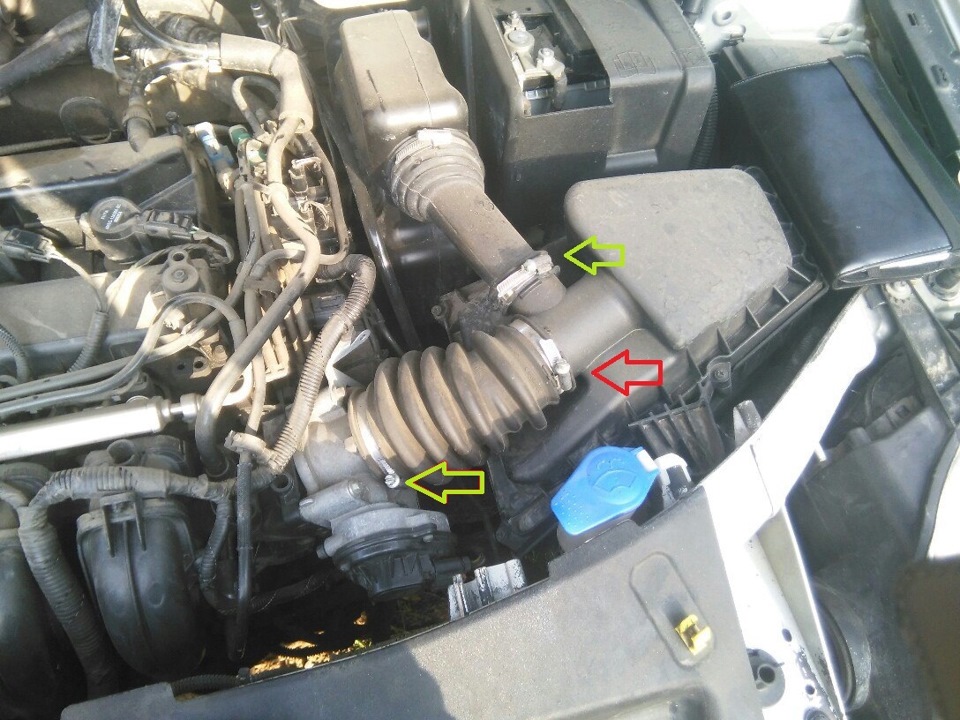 ТО-1 Часть 2. Фильтры и дроссельный узел. — Ford Mondeo IV, 2 л, 2010 ...