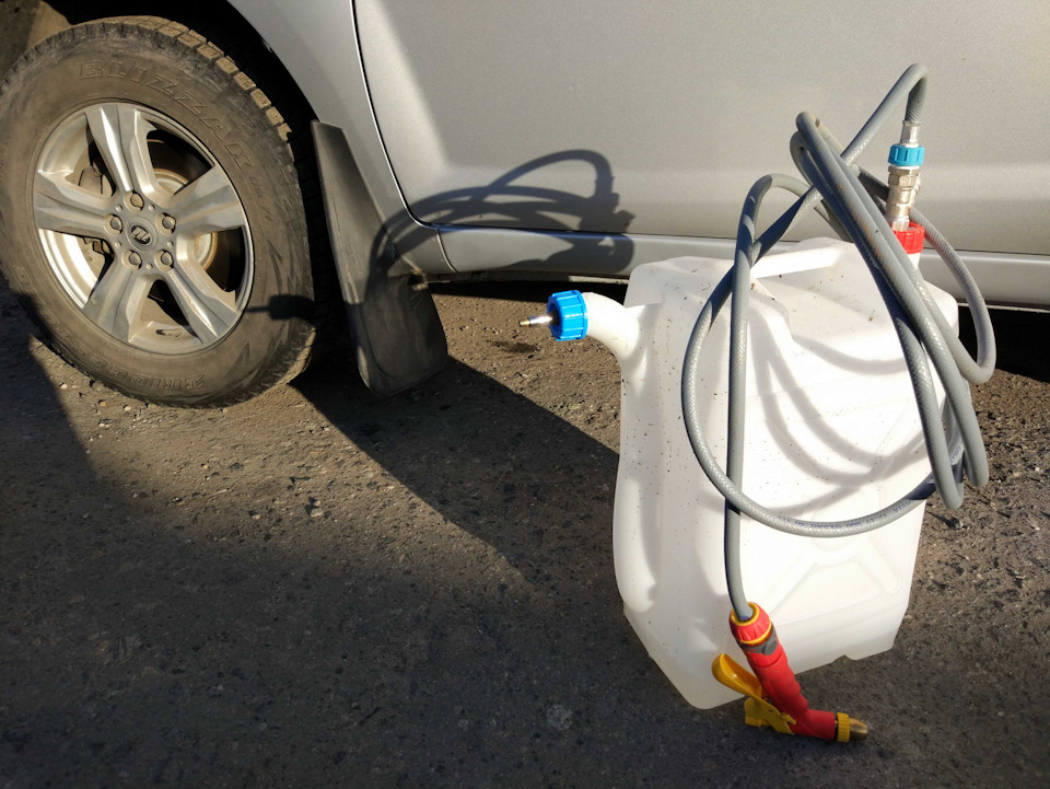 Походная автомойка своими силами — Lifan X60, 1,8 л, 2013 года | своими ...