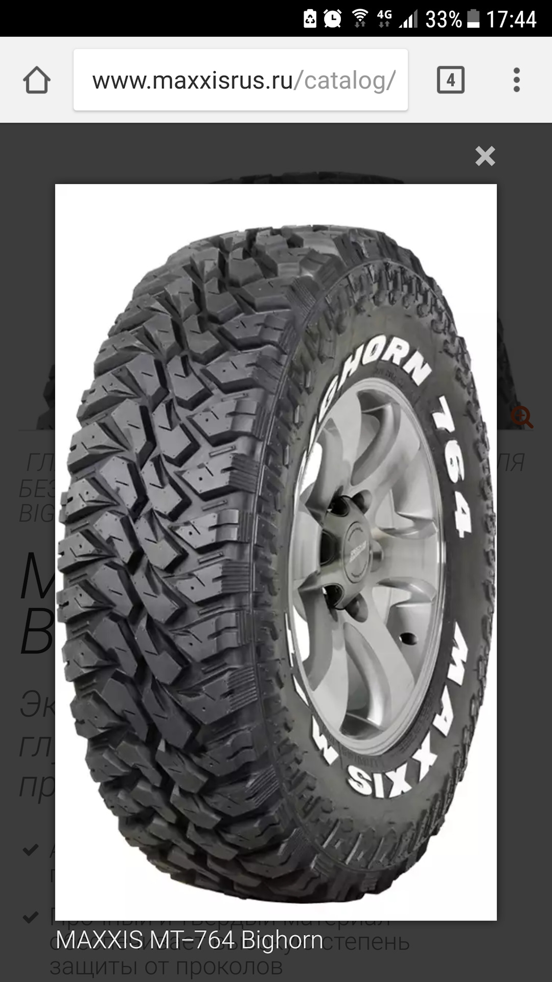 Купить Шины Максис Бигхорн 764