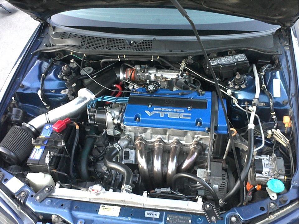 Полировка выпускного коллектора — Honda Torneo, 2,3 л., 1999 года ...