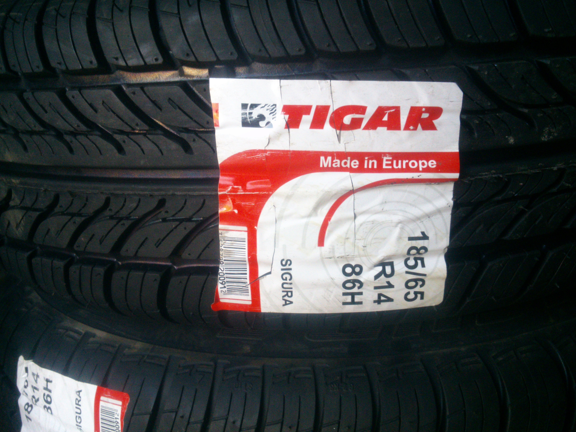Новая резина на лето Tigar Sigura для JB RIO 185/65 R14 — KIA Rio 5 ...