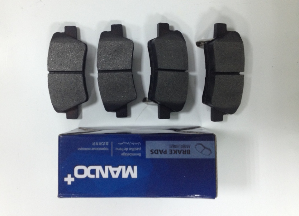 MPK37 Колодки дисковые задние HL MANDO | Запчасти на DRIVE2