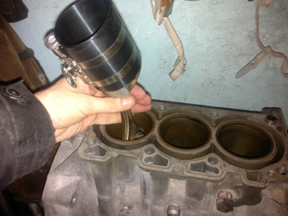 Собираю поршневую, сломал кольцо)) — Smart City, 0,6 л, 2000 года ...