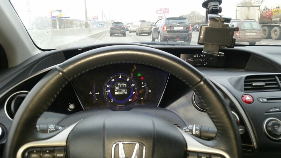 Замена ПТФ по отзывной в Аояма моторс. — Honda Civic 5D (8G), 1,8 л ...