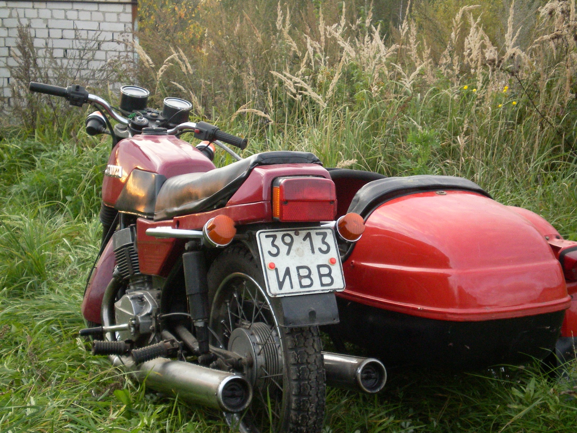 Jawa 350 638 с коляской