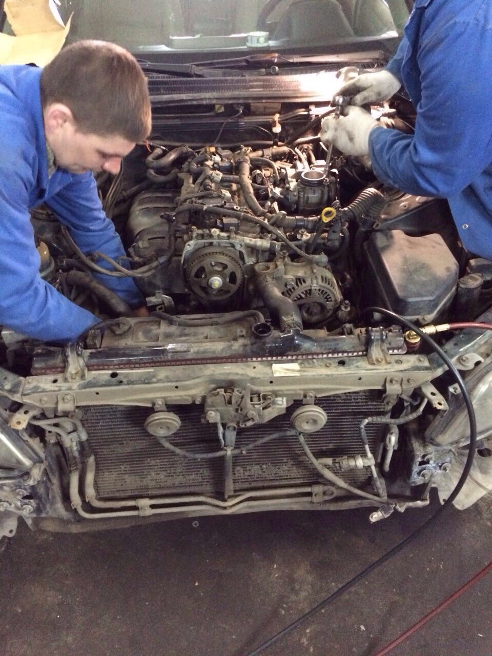 Установка контрактного мотора — Lexus IS I, 2 л, 2000 года | визит на ...