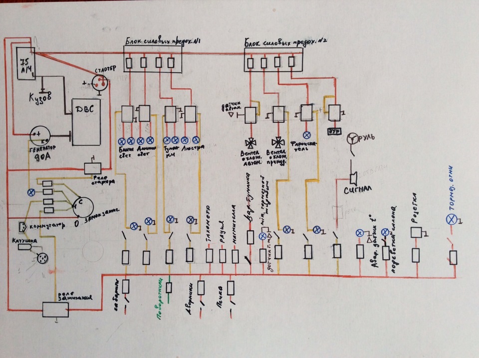 Схема электропроводки уаз 3151