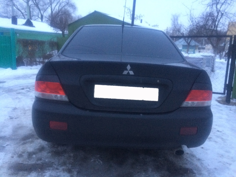 Реснички на задние фары — Mitsubishi Lancer IX, 1,6 л, 2005 года ...