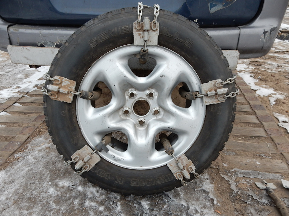 О браслетах на колеса или как сэкономить… — Hyundai Grace (2G), 2,5 л ...