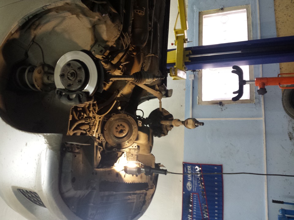Замена сцепления. — Toyota Corolla (140/150), 1,4 л, 2008 года | визит ...