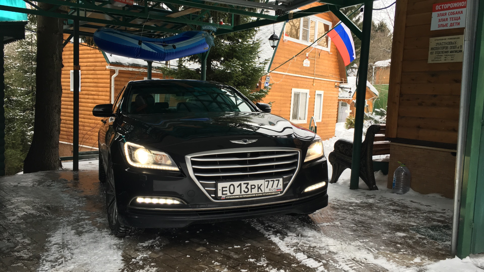 Hyundai Genesis (2G) 3.0 бензиновый 2014 | ЧОРНЫЙ ГЕНА-КРОКОДИЛ на DRIVE2