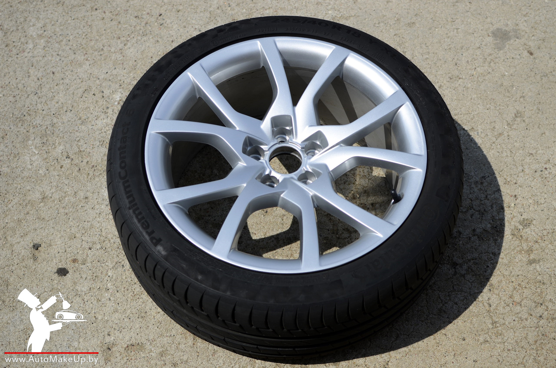 поцарапал диск… и покрасил — Audi A5 Sportback (1G), 2 л, 2010 года ...