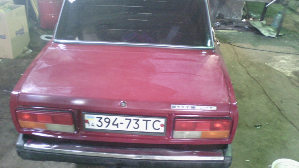 Пробуєм полірувать) — Lada 2107, 1,5 л, 1984 года | стайлинг | DRIVE2