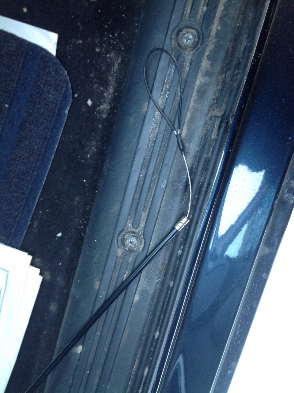 Что это за трос?oO — Lada Калина хэтчбек, 1,6 л, 2013 года | другое ...