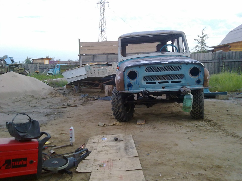 Подготовка к покраске и замена кузовных деталей — УАЗ 31512, 2,4 л ...