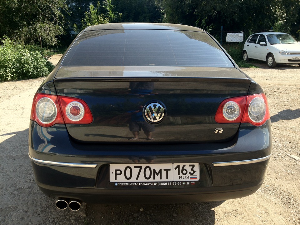 number plate light defective passat b6