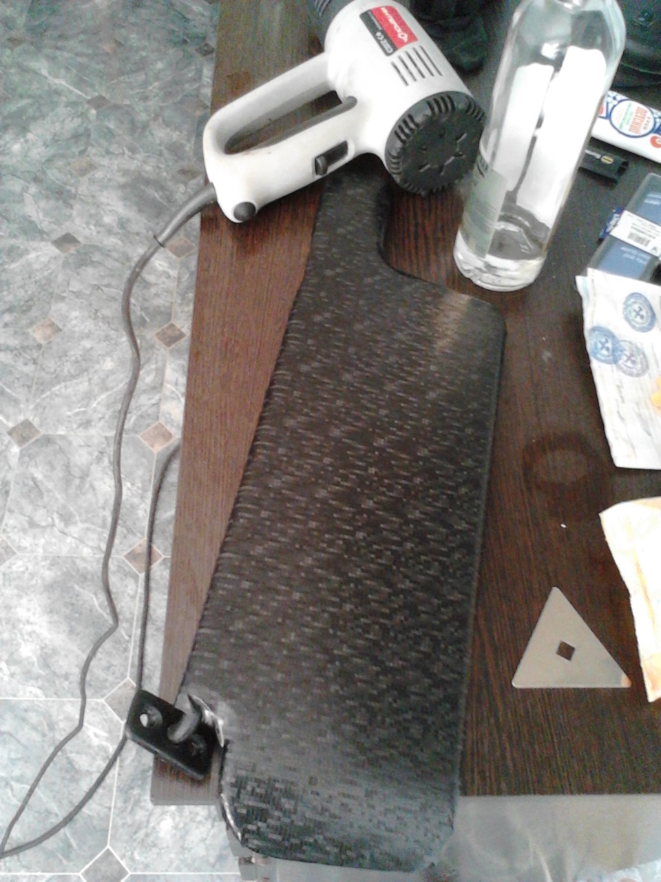 Обтянул потолок карпетом. — Lada 21099, 1,6 л, 1996 года | своими ...