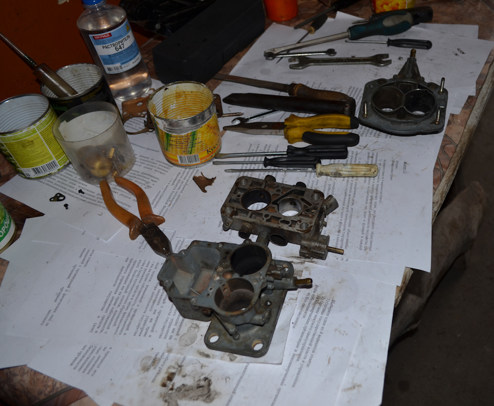 Карбюратор — III. Кипячение. — Москвич 2140 SL, 1,5 л, 1988 года ...
