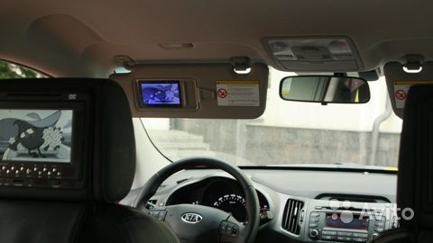 мониторы в подголовники — KIA Sportage (3G), 2 л, 2013 года ...