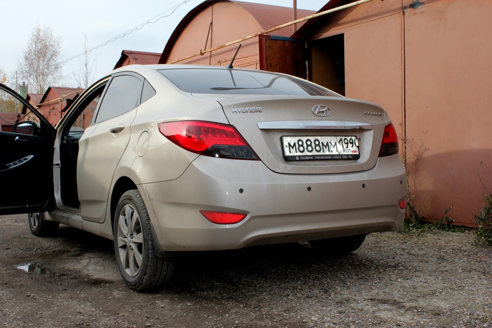 Первый на Драйв 2 с фарами Smoke BMW Style! — Hyundai Solaris (1G), 1,6 ...