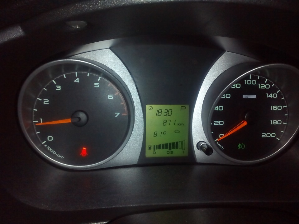 Подключение передних противотуманных фар с индикацией на комбинации ...