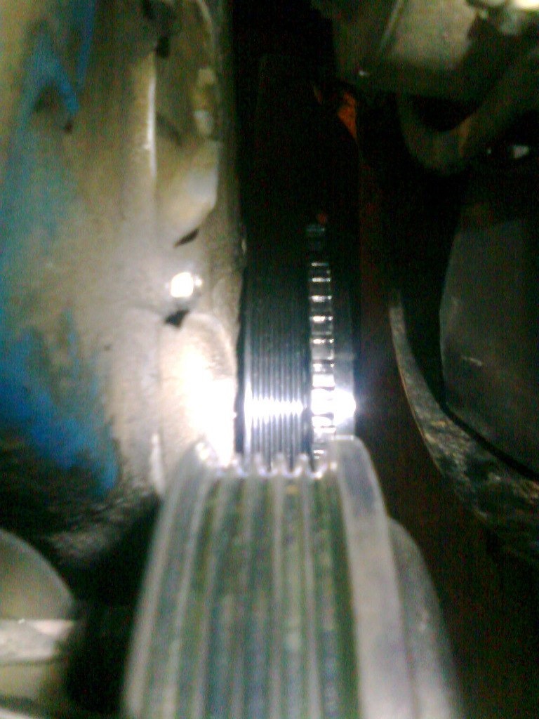 Установка шкивов под поликлиновый ремень для компрессора автотурбо ...