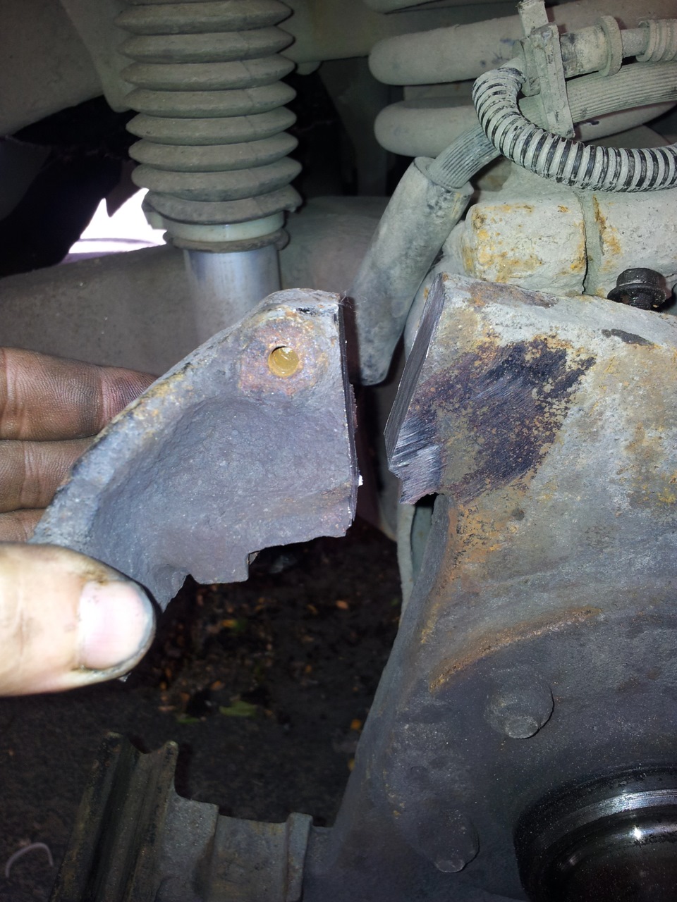 Переделка передних тормозов. — Ford Explorer (1G), 4 л, 1993 года ...