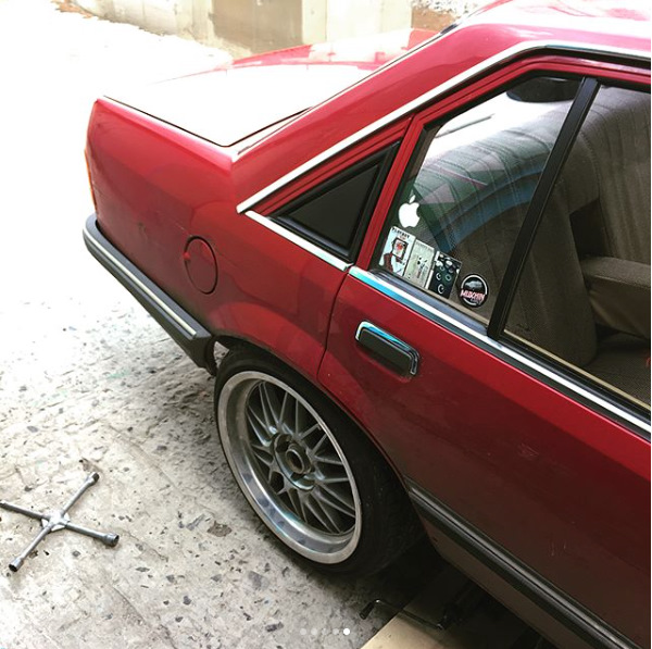 Примерил 18" диски — Opel Rekord E, 1,8 л, 1985 года | колёсные диски ...