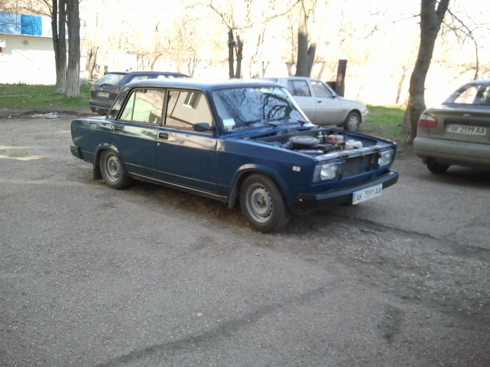 Крепление капота и прочистка карбюратора — Lada 21074, 1,5 л, 2004 года ...