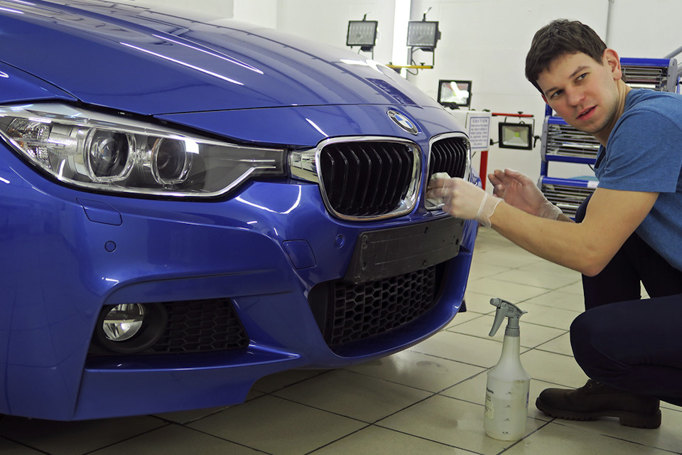 замена ноздрей bmw f30