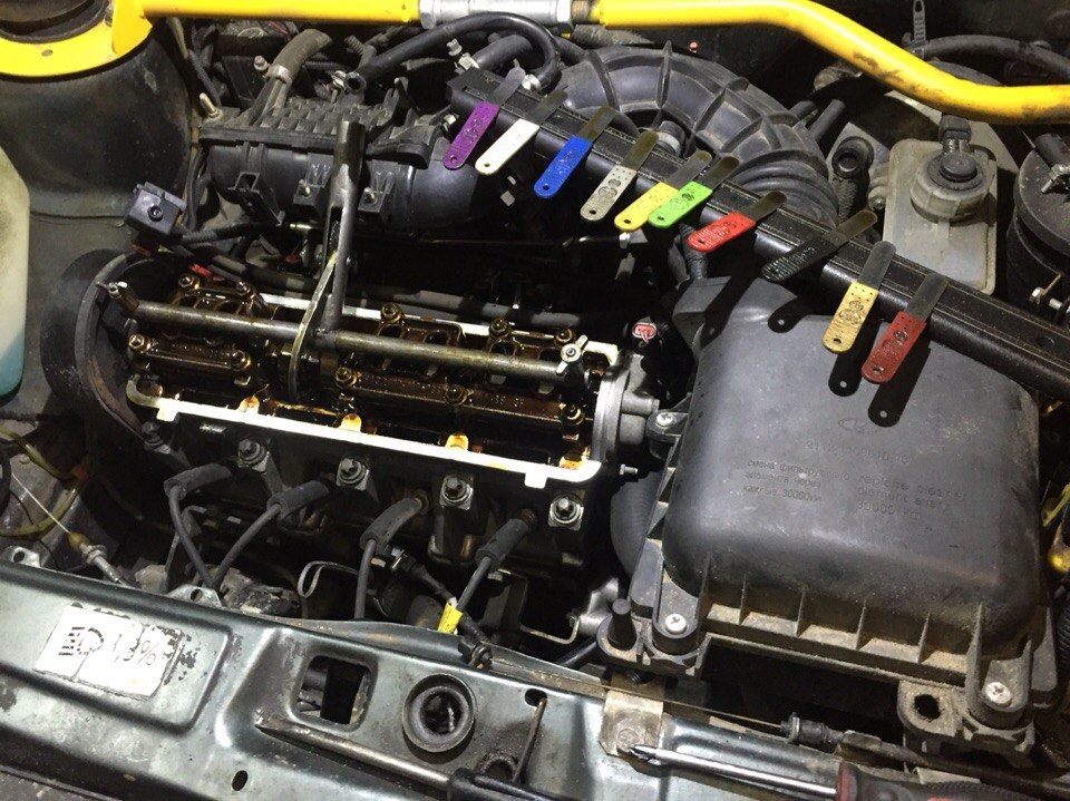 регулируем клапана )опять )))+масло лукойл инфа — Lada 2114, 1,6 л ...