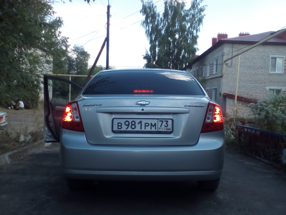 Chevrolet Lacetti седан габариты