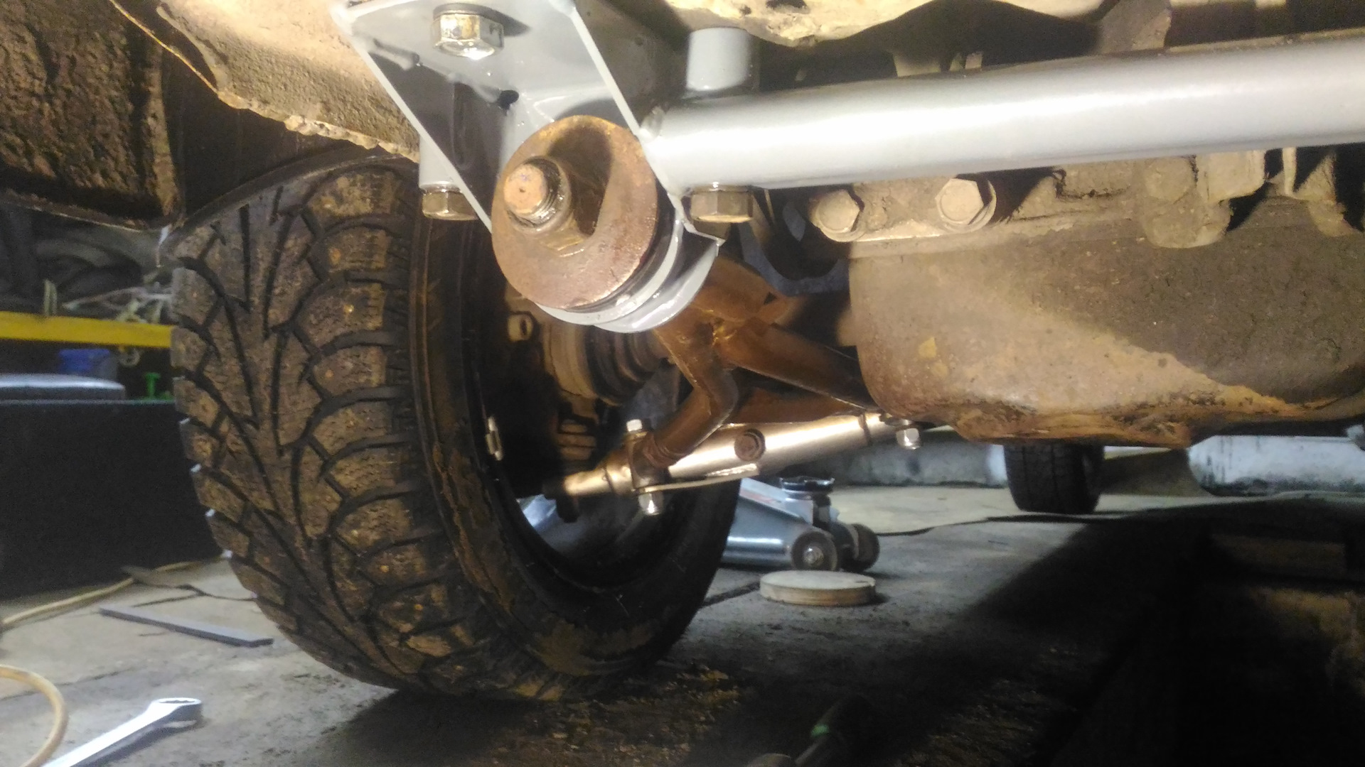 Установка треугольных рычагов — Lada 21080, 1,5 л, 1994 года | тюнинг ...