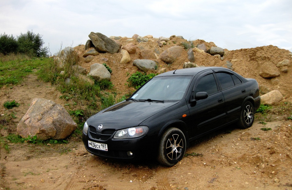 Фото на карьерах. — Nissan Almera II (N16), 1,8 л, 2005 года ...