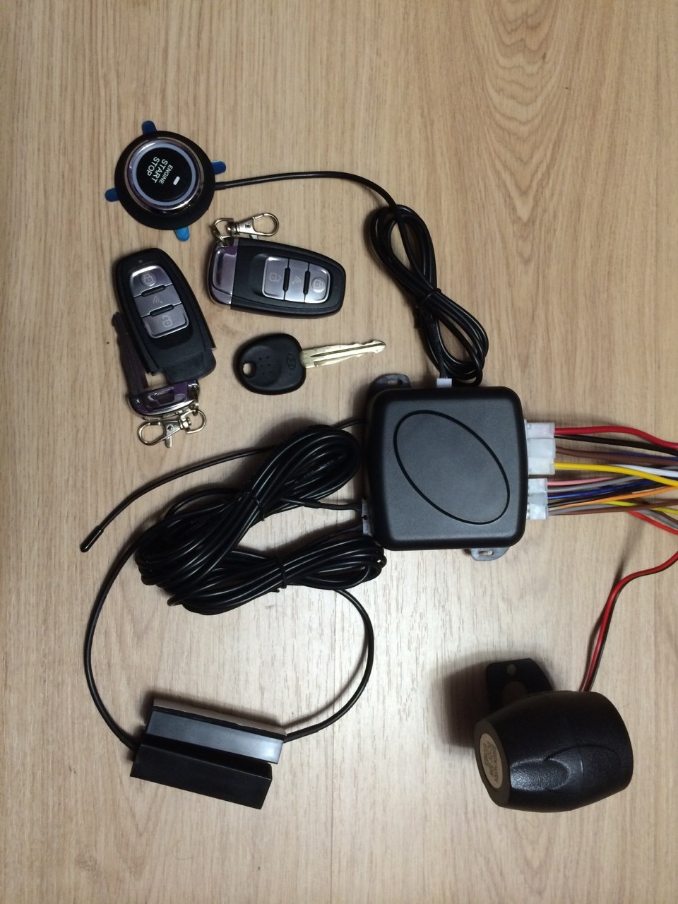 Сигнализация с безключевым доступом/запуском. — Hyundai Sonata IV (EF ...