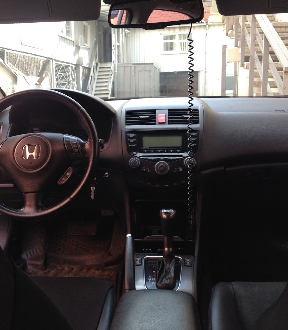 ☣Вывод реактивного тумблера на панель☣ — Honda Accord (7G), 2 л, 2006 ...