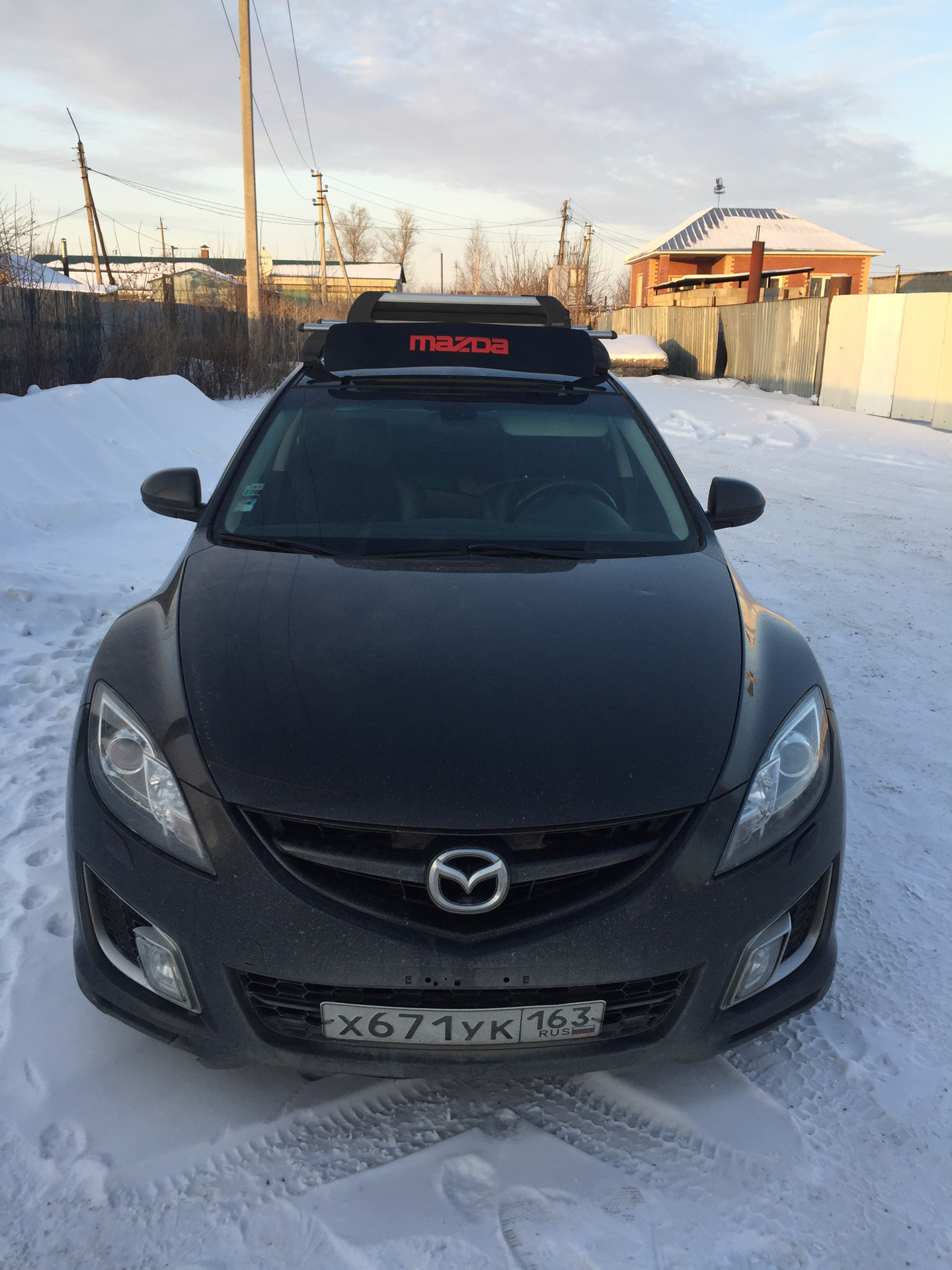 Ветровик на крышу, спойлер или как его там — Mazda 6 (2G) GH, 2,5 л, 2008  года | другое | DRIVE2