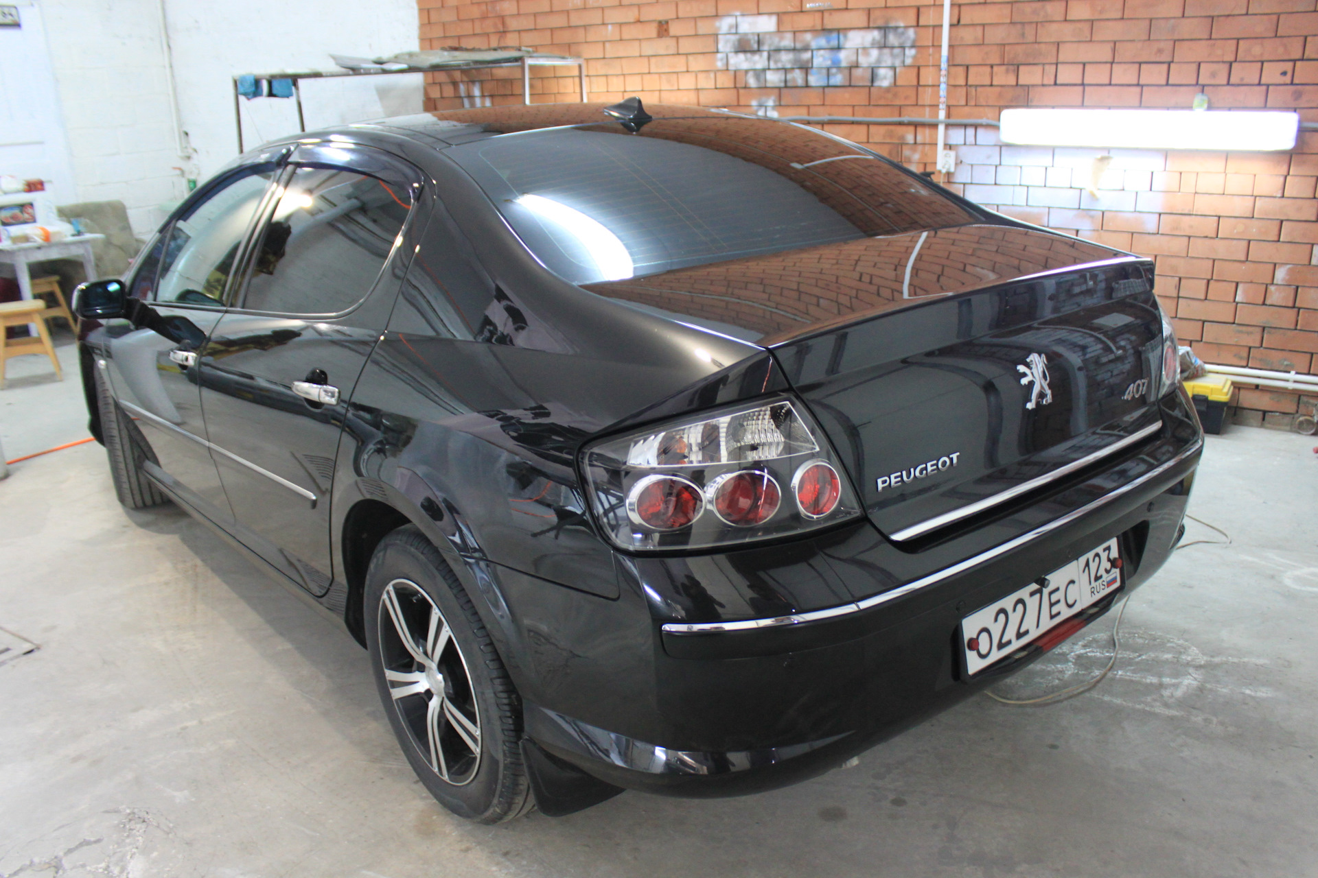 Полировка фар peugeot 407