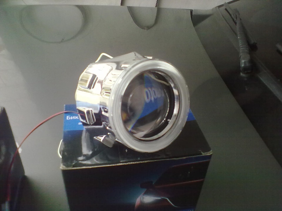 замена китайских фар про-спорт на линзы моримото — Lada 21099, 1,6 л ...