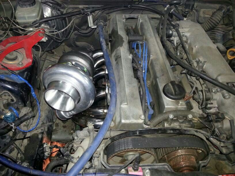 Небольшой турбокит на сезон 2013 — Toyota Chaser (100), 2,5 л, 1997 ...