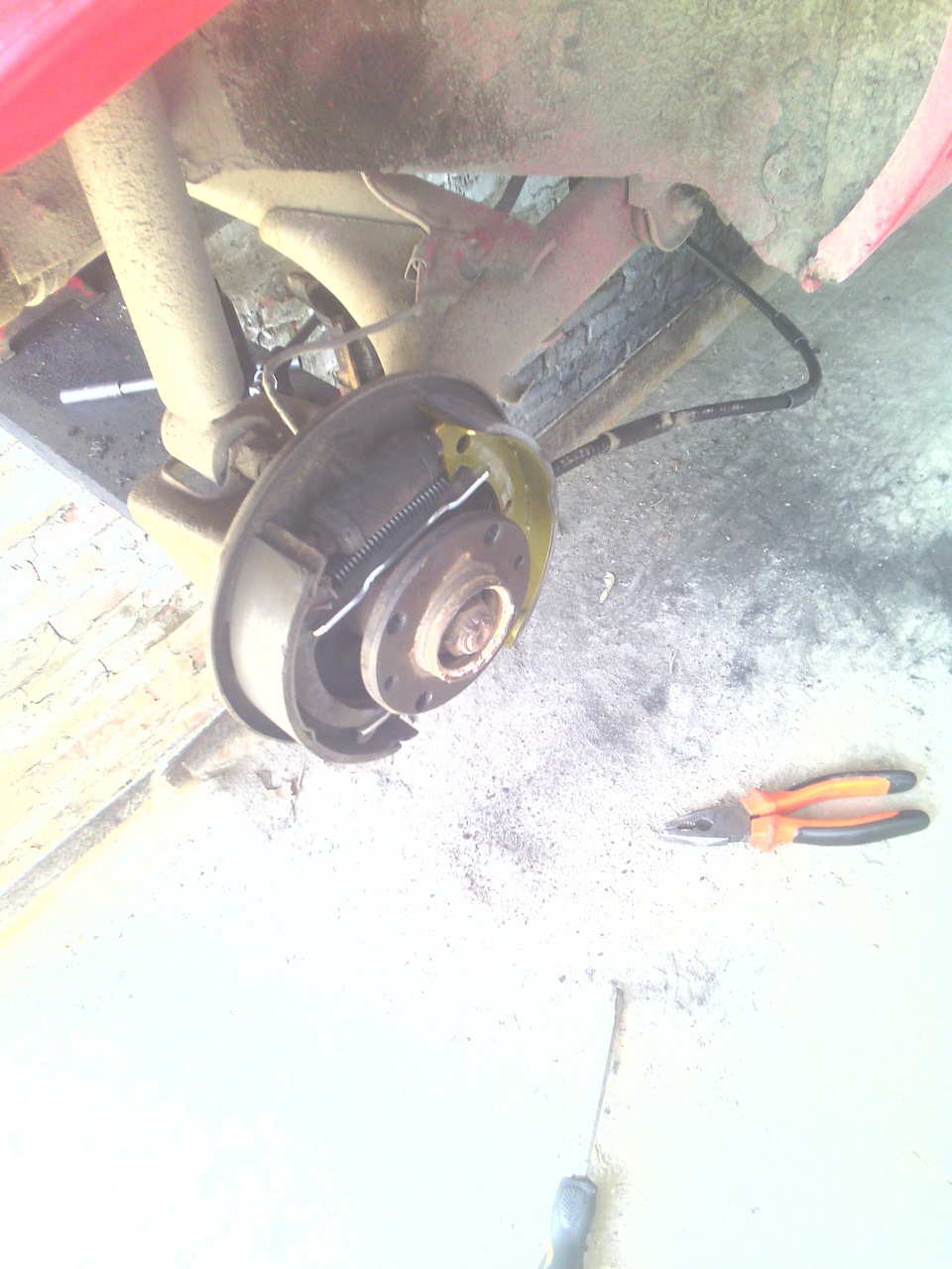 Ручник — Lada 21099, 1,6 л, 1996 года | своими руками | DRIVE2