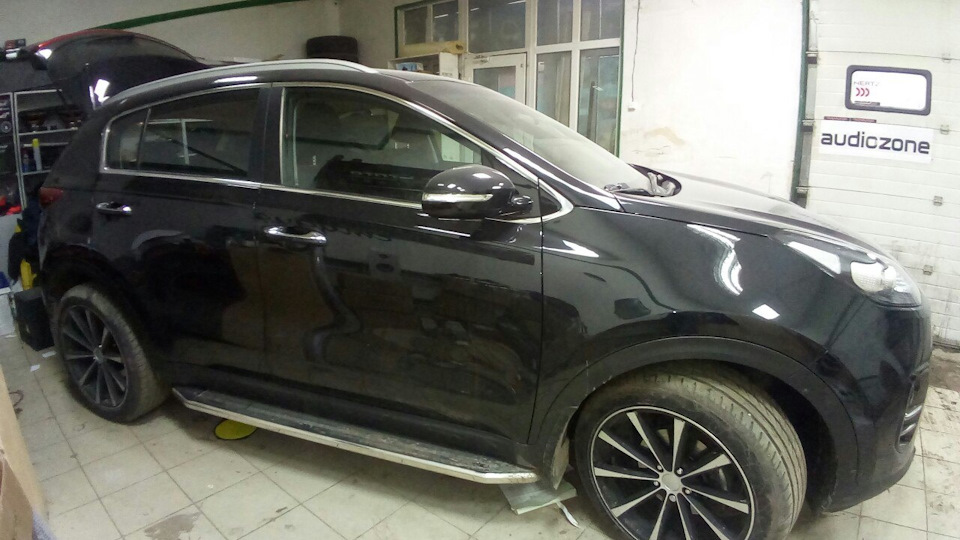 Kia Sportage 4 шумоизоляция, музыка — DRIVE2