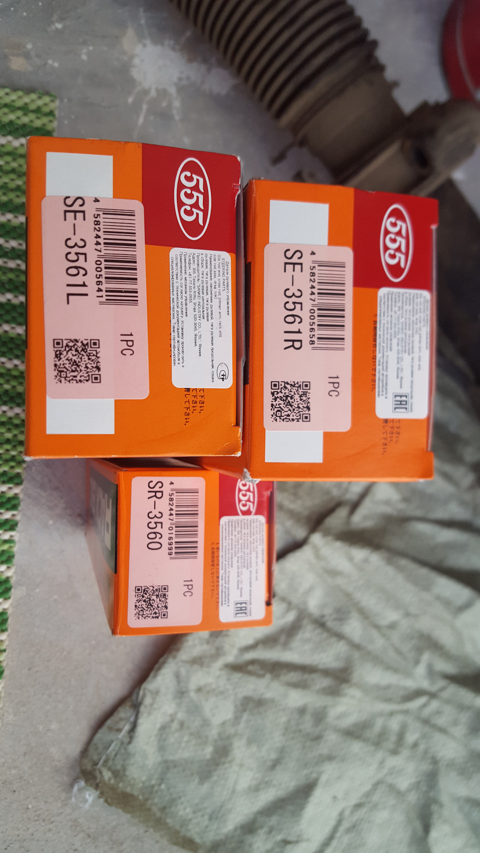 SE3561L Рулевой наконечник LH 555 | Запчасти на DRIVE2