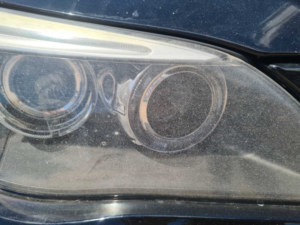 Переборка фар — BMW 5 series (E60), 3 л, 2008 года | стайлинг | DRIVE2