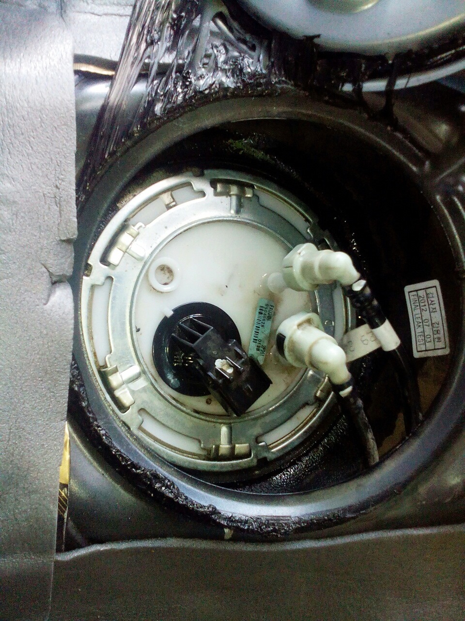 Сеточка бензонасоса — Chevrolet Lacetti 5D, 1,6 л, 2012 года | плановое ...