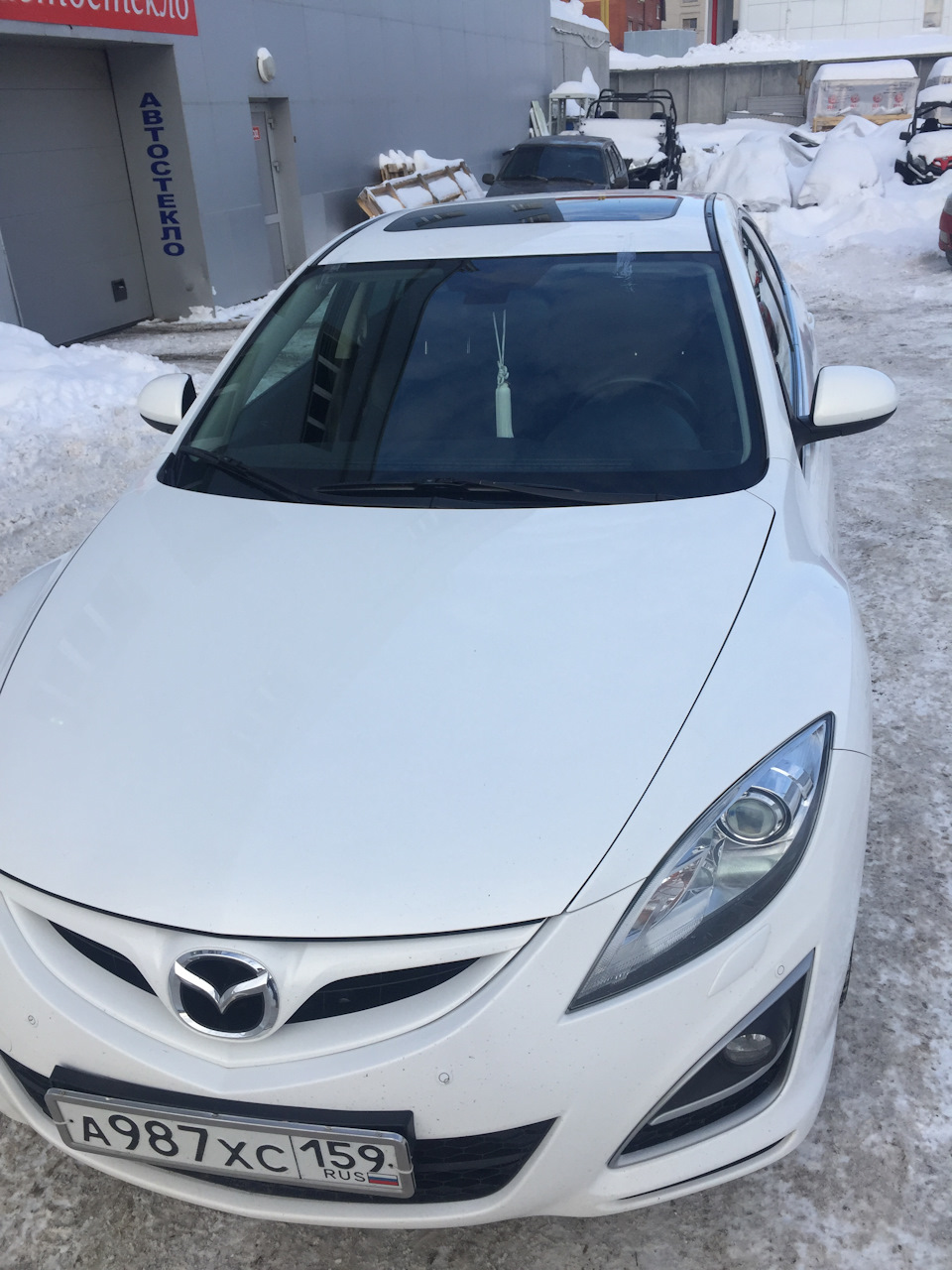 Замена лобового стекла. #Казань. — Mazda 6 (2G) GH, 2,5 л, 2011 года |  поломка | DRIVE2