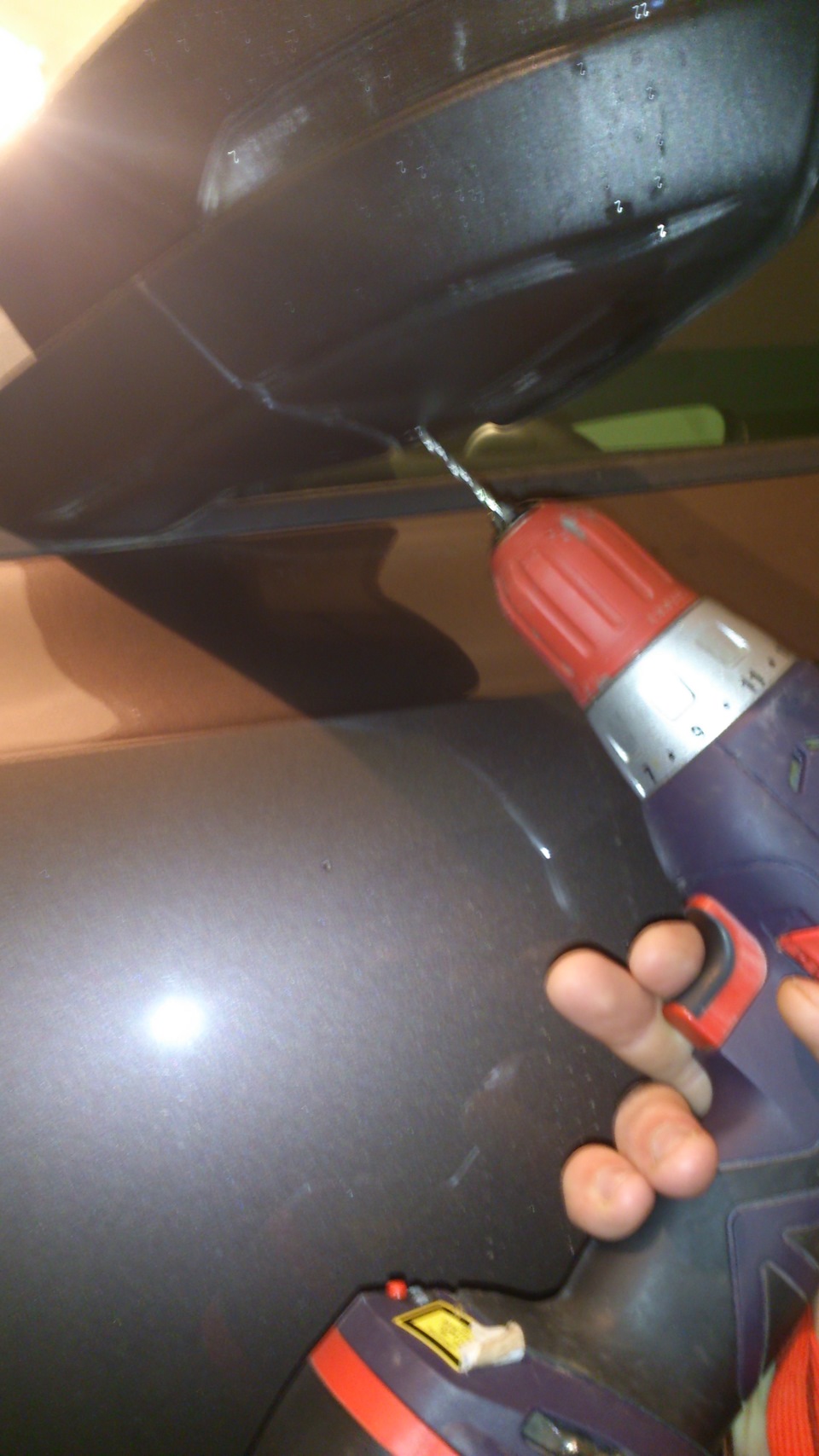 Сверлим под углом 45 градусов — Skoda Octavia A7 Mk3